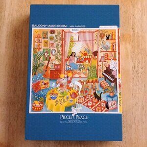 Pieces & Peace Balcony Music Room Jigsaw Puzzle, 1000 Pieces